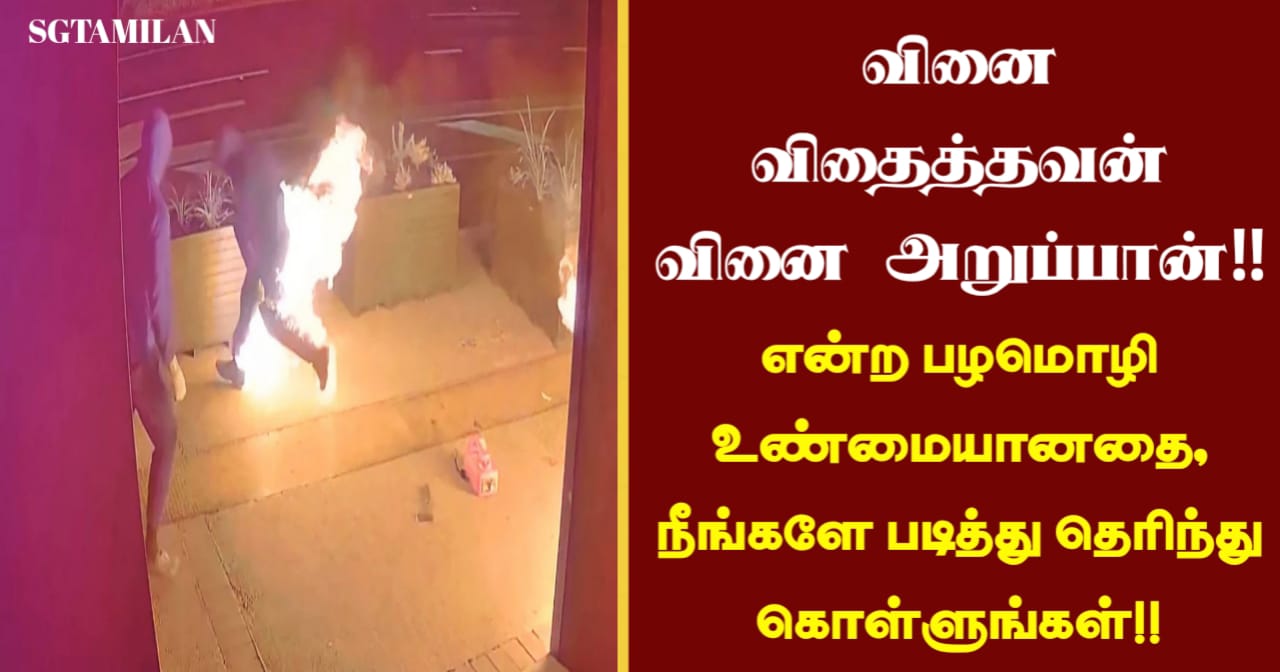 வினை விதைத்தவன் வினை அறுப்பான்!! என்ற பழமொழி உண்மையானதை,நீங்களே படித்து தெரிந்து கொள்ளுங்கள்!!