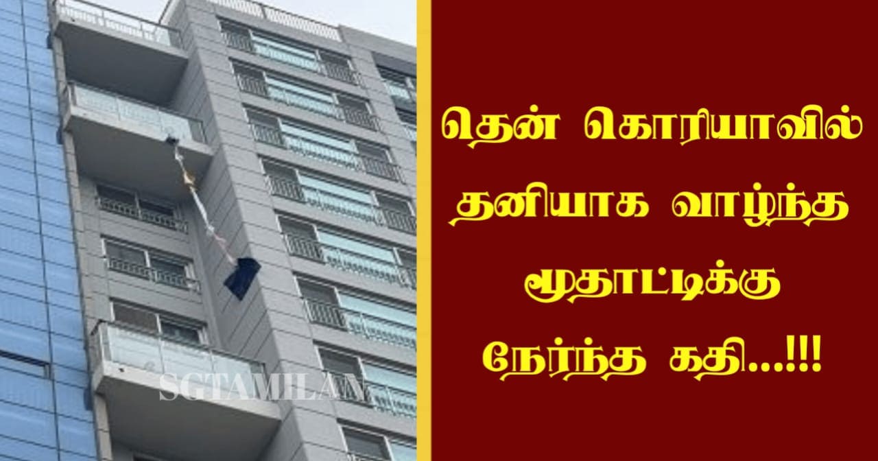 தென் கொரியாவில் தனியாக வாழ்ந்த மூதாட்டிக்கு நேர்ந்த கதி…!!!