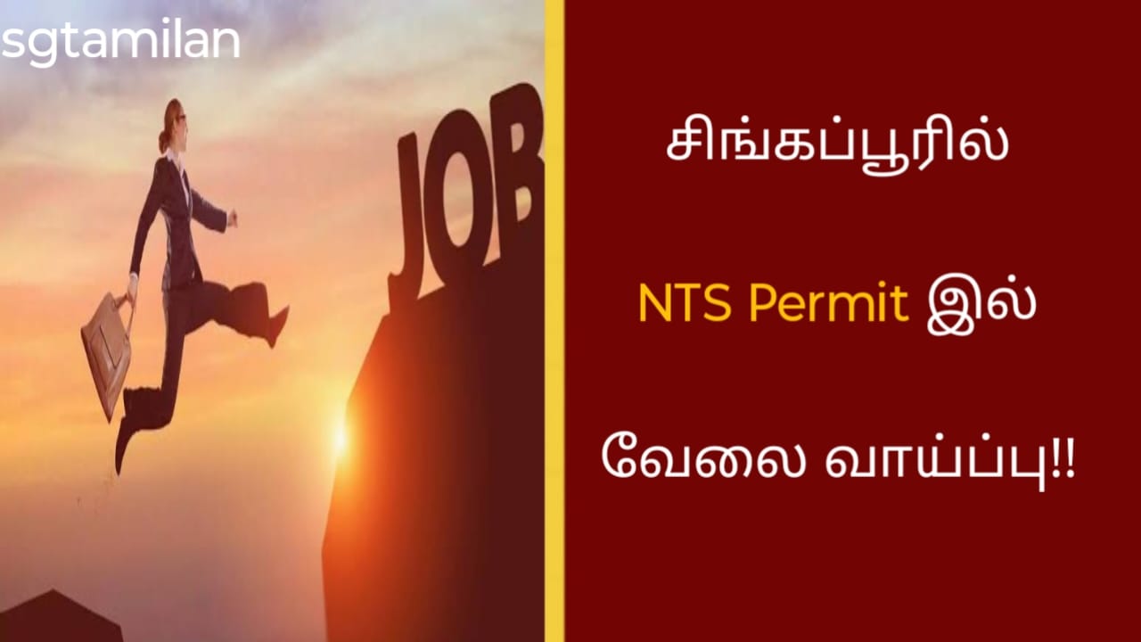 சிங்கப்பூரில் NTS Permit இல் வேலை வாய்ப்பு!!