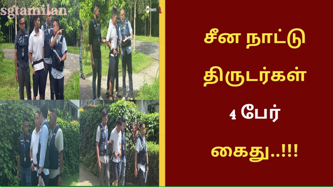 சீன நாட்டு திருடர்கள் 4 பேர் கைது..!!!