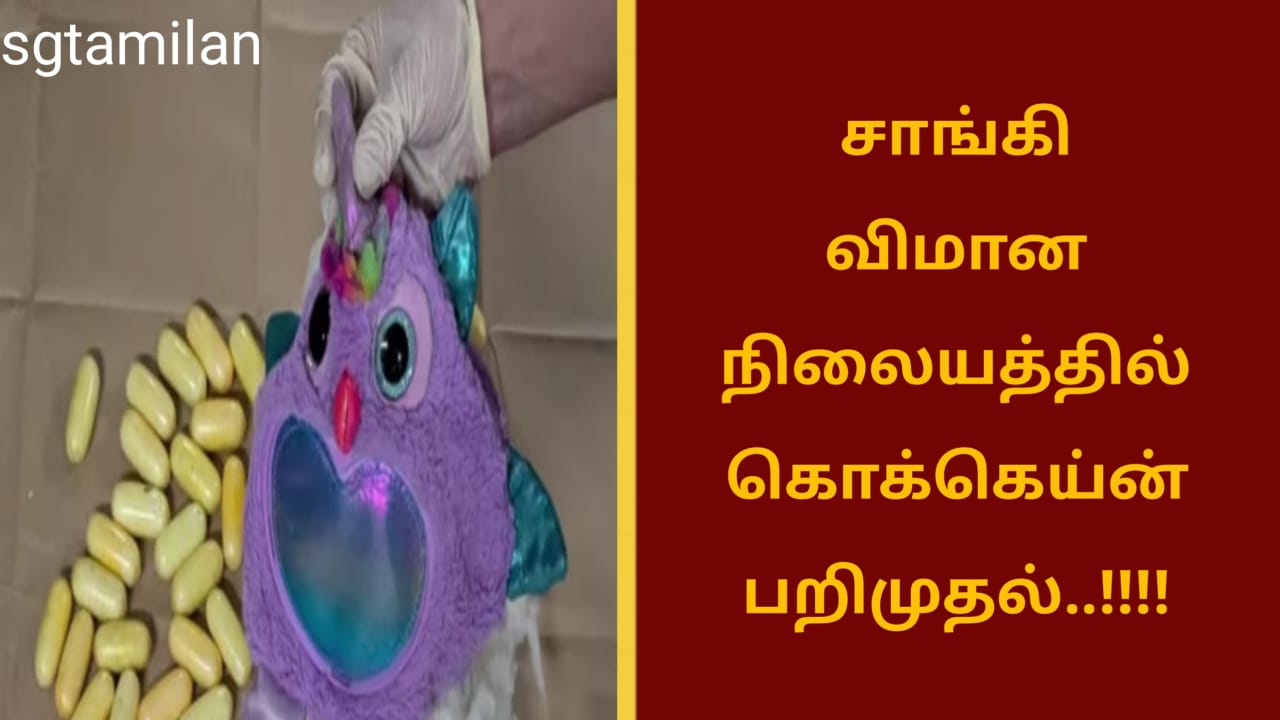சாங்கி விமான நிலையத்தில் கொக்கெய்ன் பறிமுதல்..!!!!