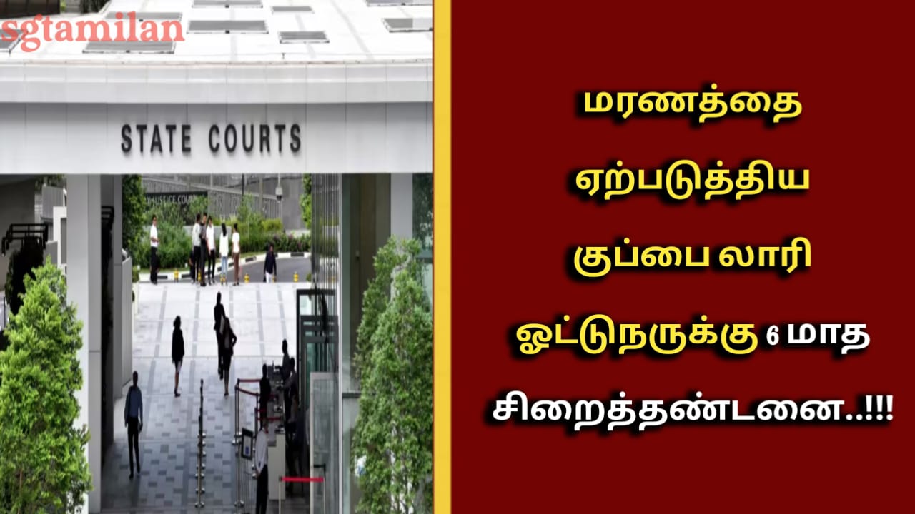 மரணத்தை ஏற்படுத்திய குப்பை லாரி ஓட்டுநருக்கு 6 மாத சிறைத்தண்டனை..!!!