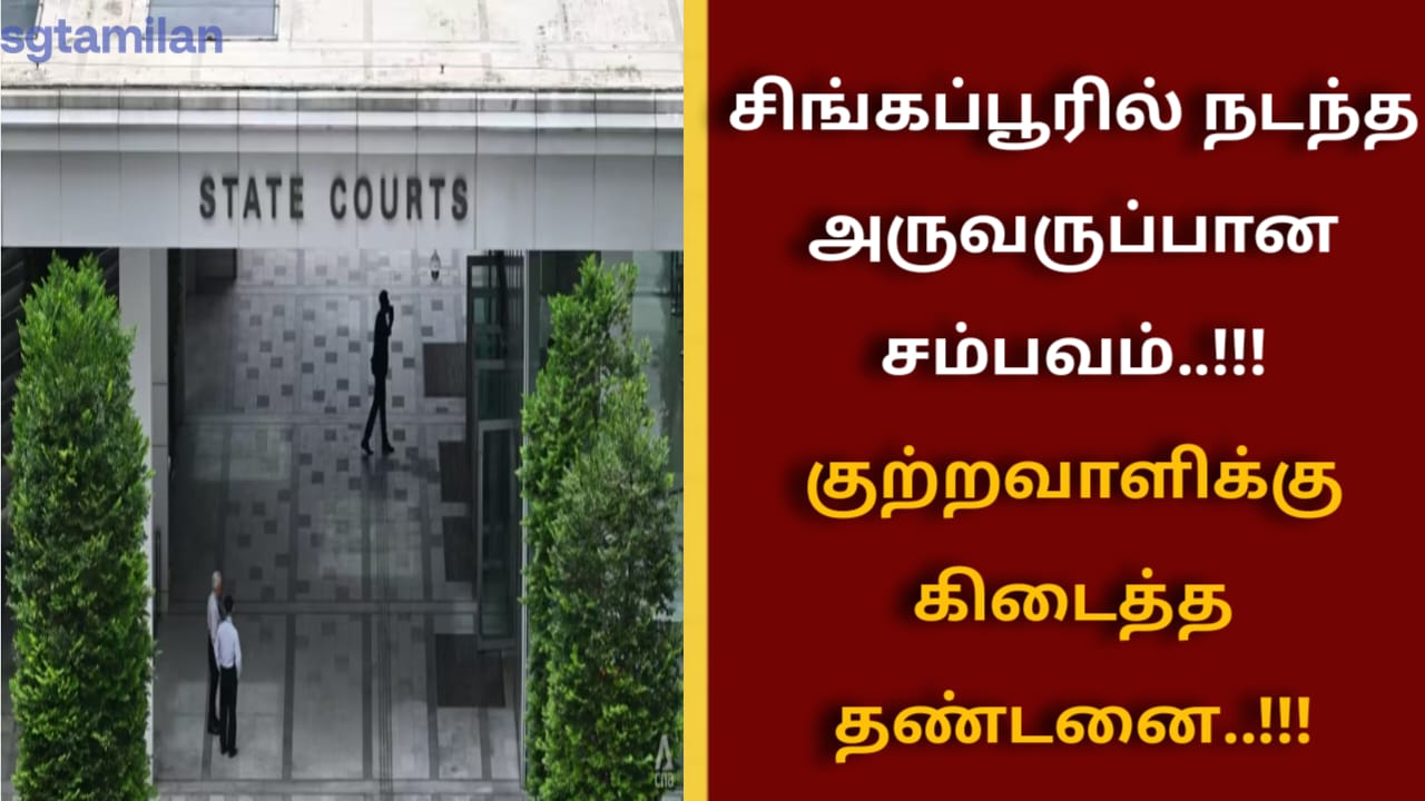 சிங்கப்பூரில் நடந்த அருவருப்பான சம்பவம்..!!! குற்றவாளிக்கு கிடைத்த தண்டனை..!!!
