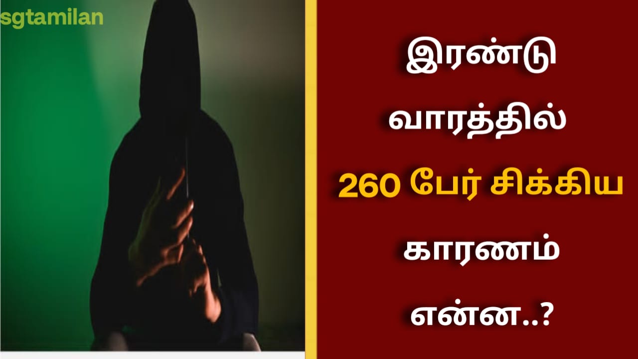 இரண்டு வாரத்தில் 260 பேர் சிக்கிய காரணம் என்ன..?