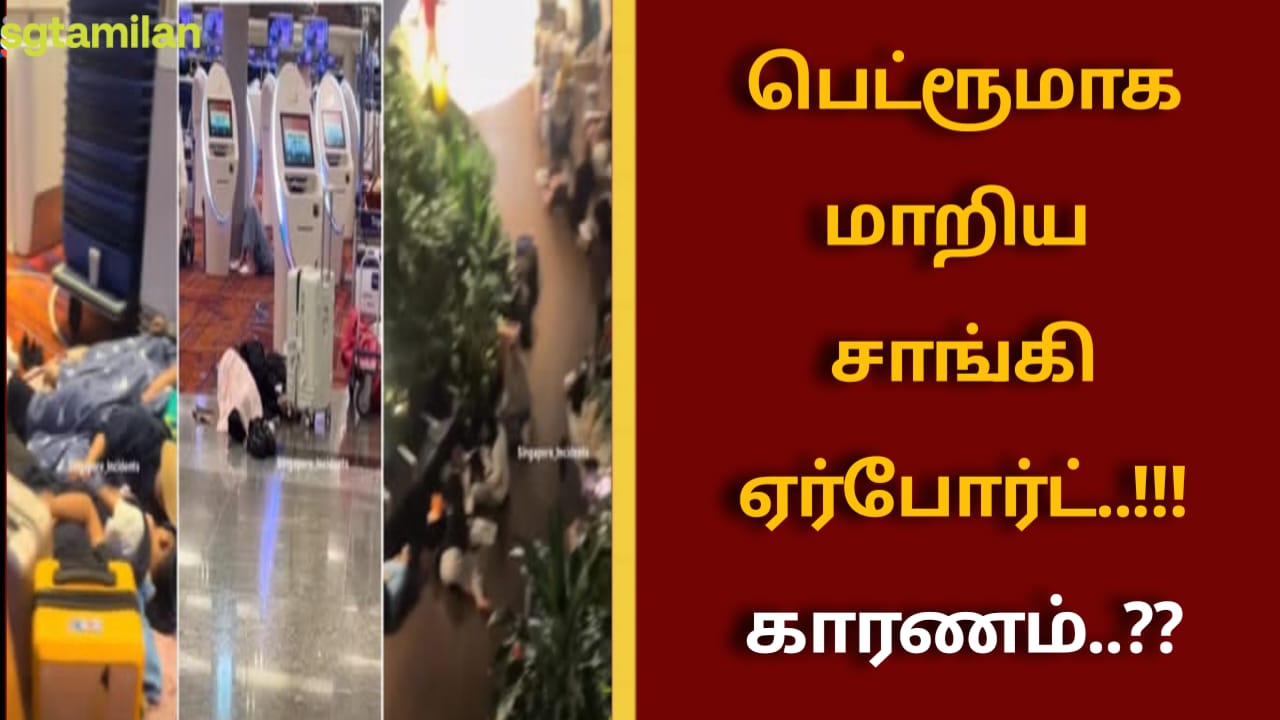 பெட்ரூமாக மாறிய சாங்கி ஏர்போர்ட்..!!! காரணம்..??
