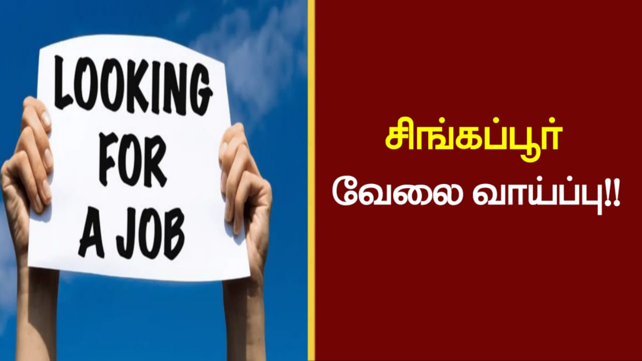 சிங்கப்பூர் வேலை வாய்ப்பு!!