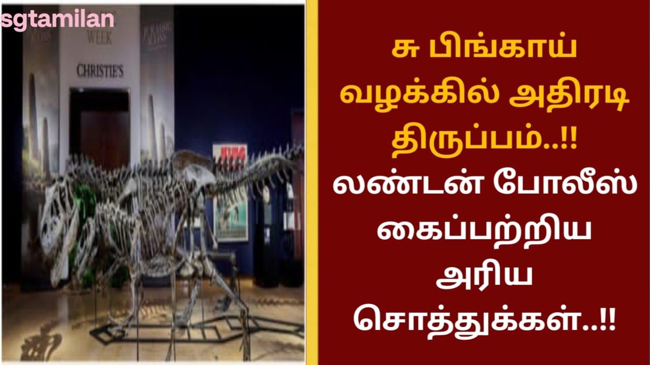 சு பிங்காய் வழக்கில் அதிரடி திருப்பம்..!! லண்டன் போலீஸ் கைப்பற்றிய அரிய சொத்துக்கள்..!!