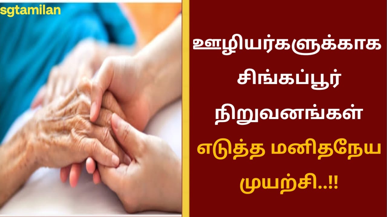 ஊழியர்களுக்காக சிங்கப்பூர் நிறுவனங்கள் எடுத்த மனிதநேய முயற்சி..!!