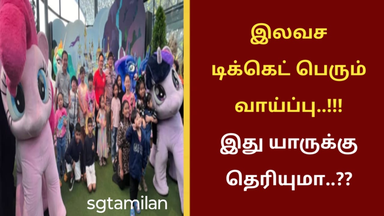 இலவச டிக்கெட் பெரும் வாய்ப்பு..!!! இது யாருக்கு தெரியுமா..??