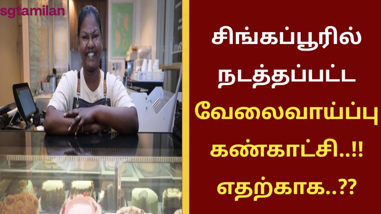 சிங்கப்பூரில் நடத்தப்பட்ட வேலைவாய்ப்பு கண்காட்சி..!! எதற்காக..??