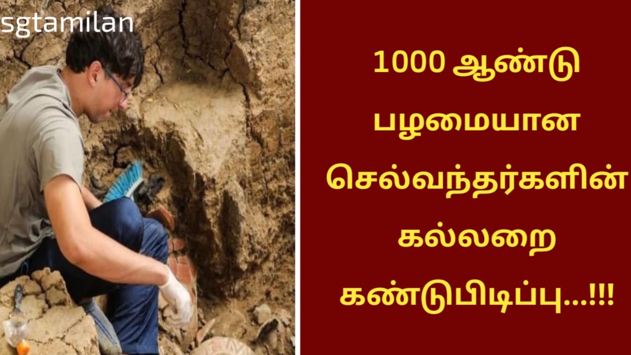 1000 ஆண்டு பழமையான செல்வந்தர்களின் கல்லறை கண்டுபிடிப்பு…!!!