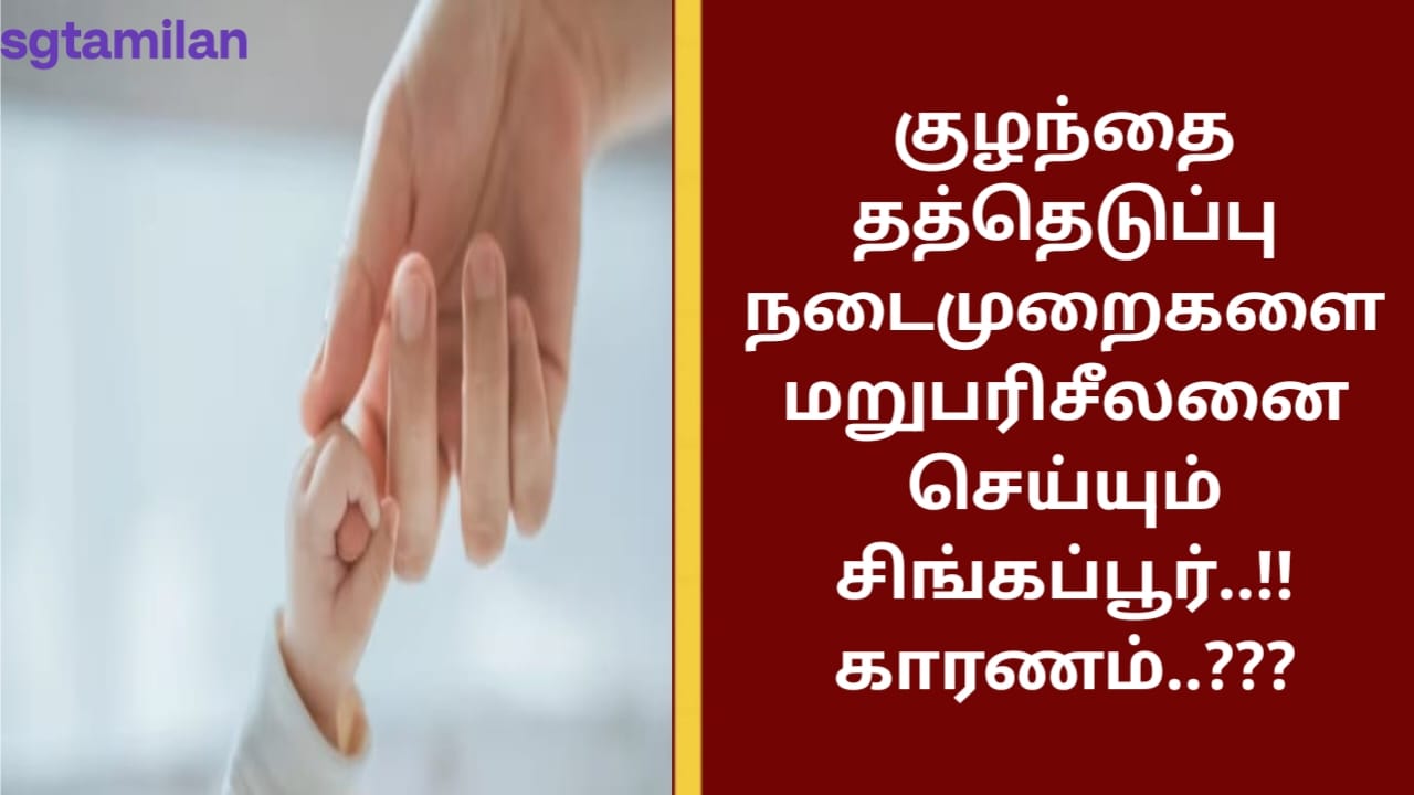 குழந்தை தத்தெடுப்பு நடைமுறைகளை மறுபரிசீலனை செய்யும் சிங்கப்பூர்..!! காரணம்..???