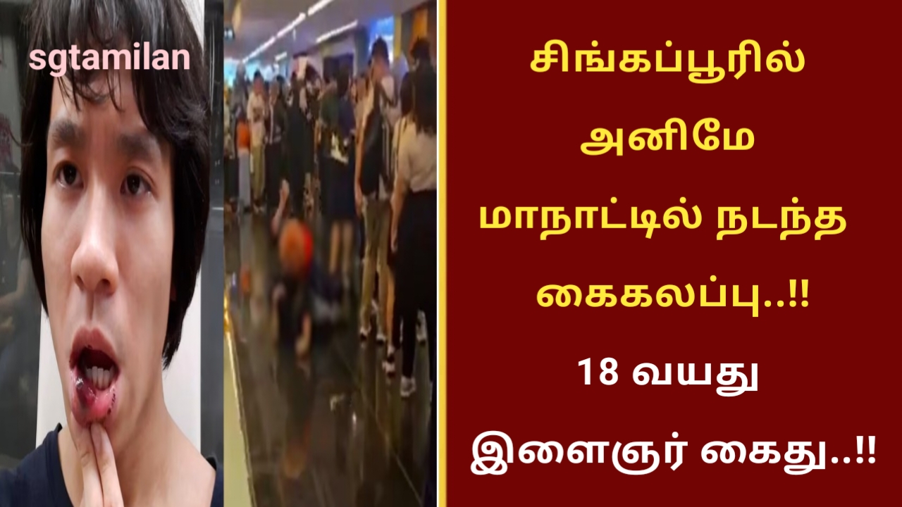 சிங்கப்பூரில் அனிமே மாநாட்டில் நடந்த கைகலப்பு..!! 18 வயது இளைஞர் கைது..!!