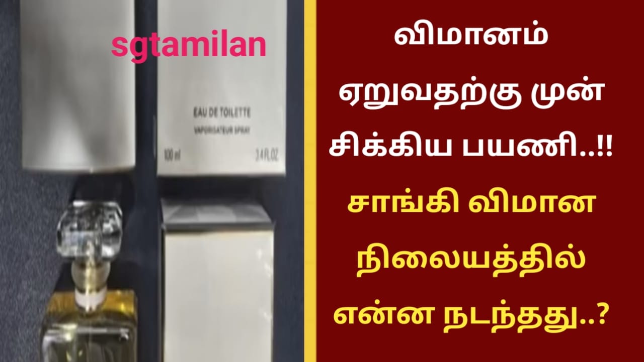 விமானம் ஏறுவதற்கு முன் சிக்கிய பயணி..!! சாங்கி விமான நிலையத்தில் என்ன நடந்தது..?