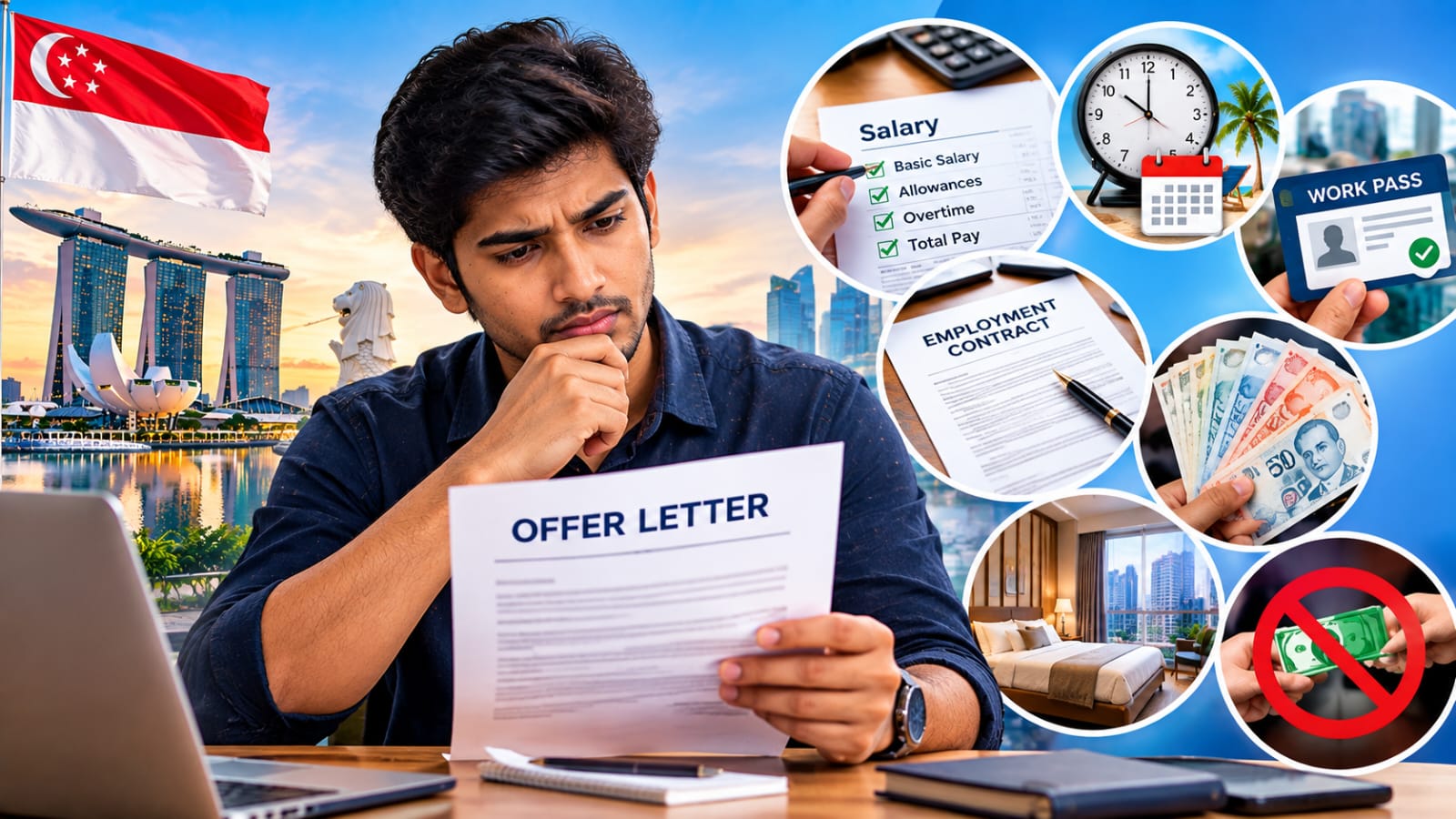 சிங்கப்பூர் வேலைக்கு Offer Letter வந்திருச்சா? இந்த 7 விஷயங்களை Check பண்ணுங்க.!!