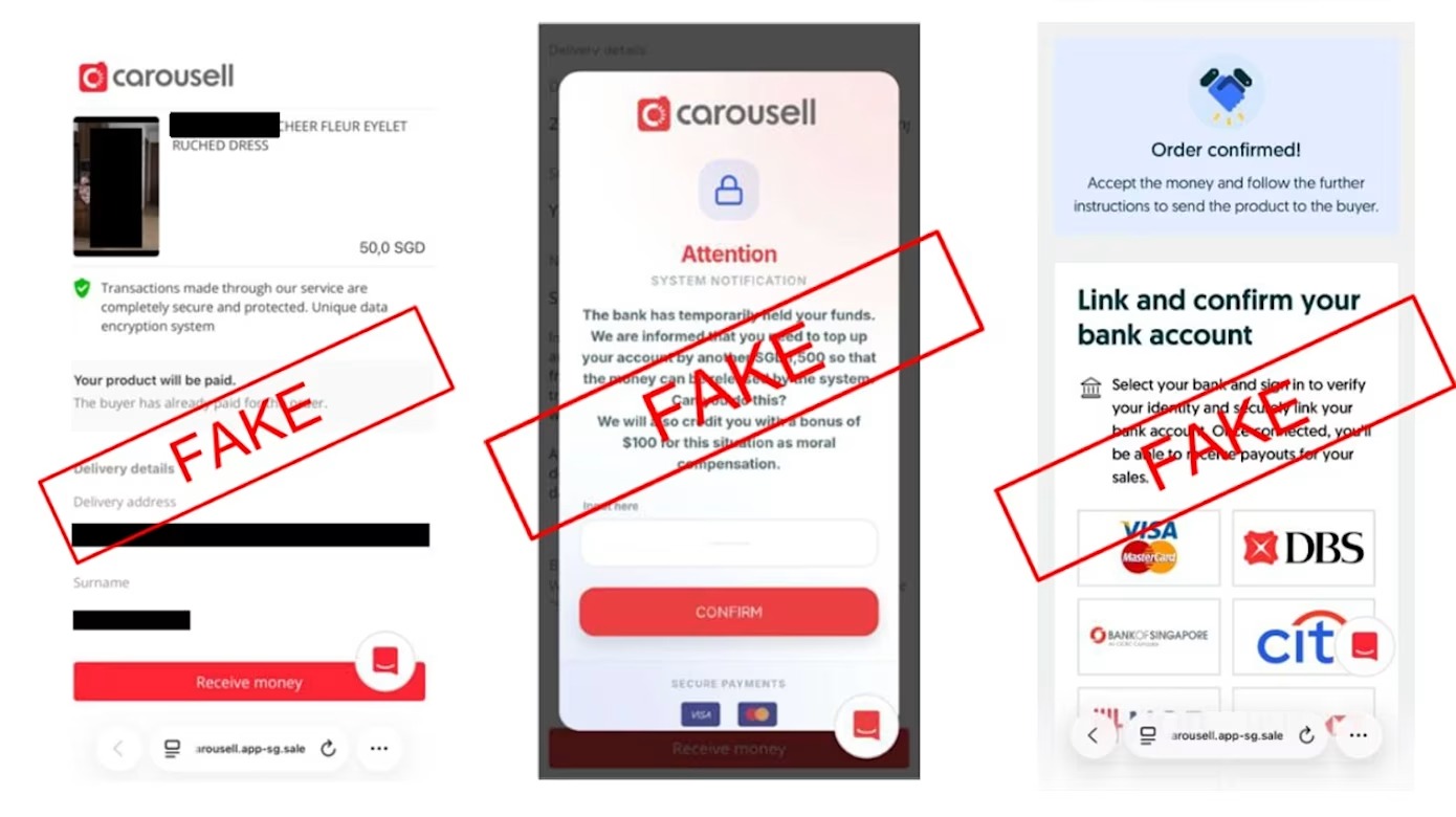 பொருளை வாங்குவதாக நடித்து மோசடி..!! Carousell பயனர்களுக்கு சிங்கப்பூர் காவல்துறை எச்சரிக்கை!